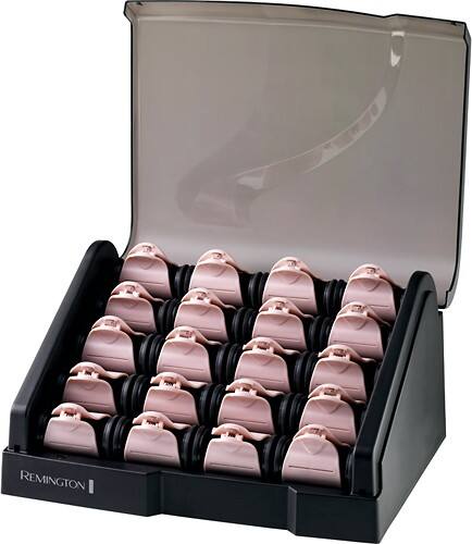 Front Standard. Remington - Ultimate Ceramic Pearl Setter - Black/Pink.