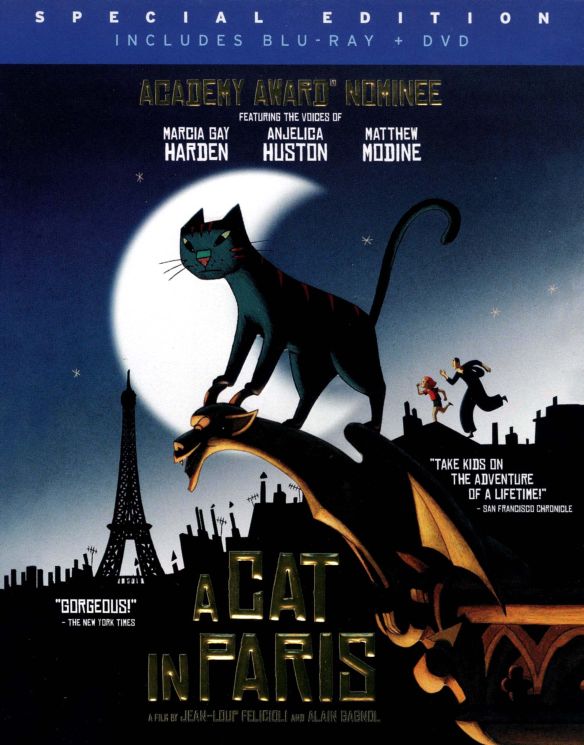  A Cat in Paris [2 Discs] [Blu-ray/DVD] [2010]