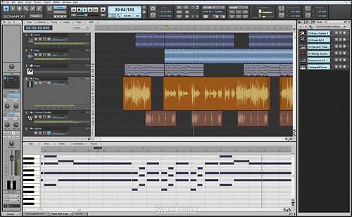 Alt View Standard 1. Cakewalk - SONAR X1 Essential Recording Software.