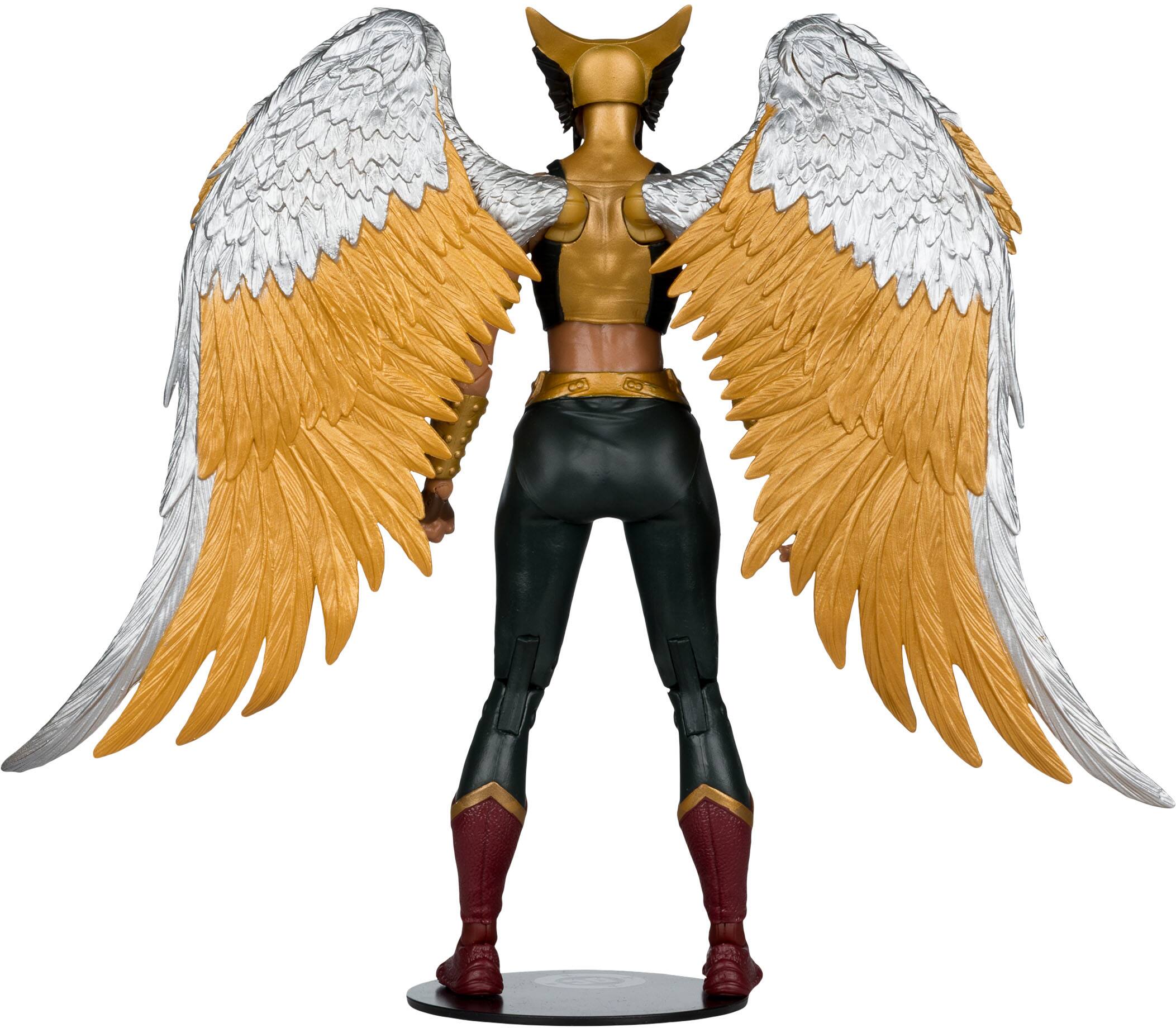 Back. McFarlane Toys - DC Multiverse Hawkgirl (Kendra Saunders) 11" Deluxe Action Figure - McFarlane Collector Edition #63.
