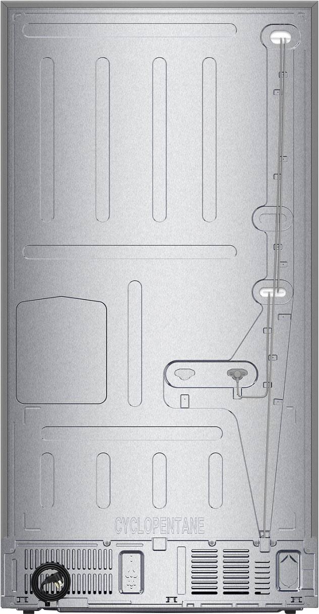 Back. Whirlpool - 30 Cu. Ft. French Door Refrigerator with Flexible Temperature Drawer - Fingerprint-Resistant Stainless Finish.