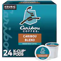 Caribou Coffee - Caribou Blend, Keurig Single-Serve K-Cup Pods, Medium Roast Coffee, 24 Count - Front_Zoom