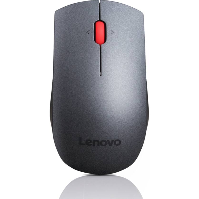 Alt View 3. Lenovo - Lenovo Professional Wireless Laser Mouse - Laser - Wireless - Radio Frequency - Black - USB - 1600 dpi - Scroll Wheel - Black.