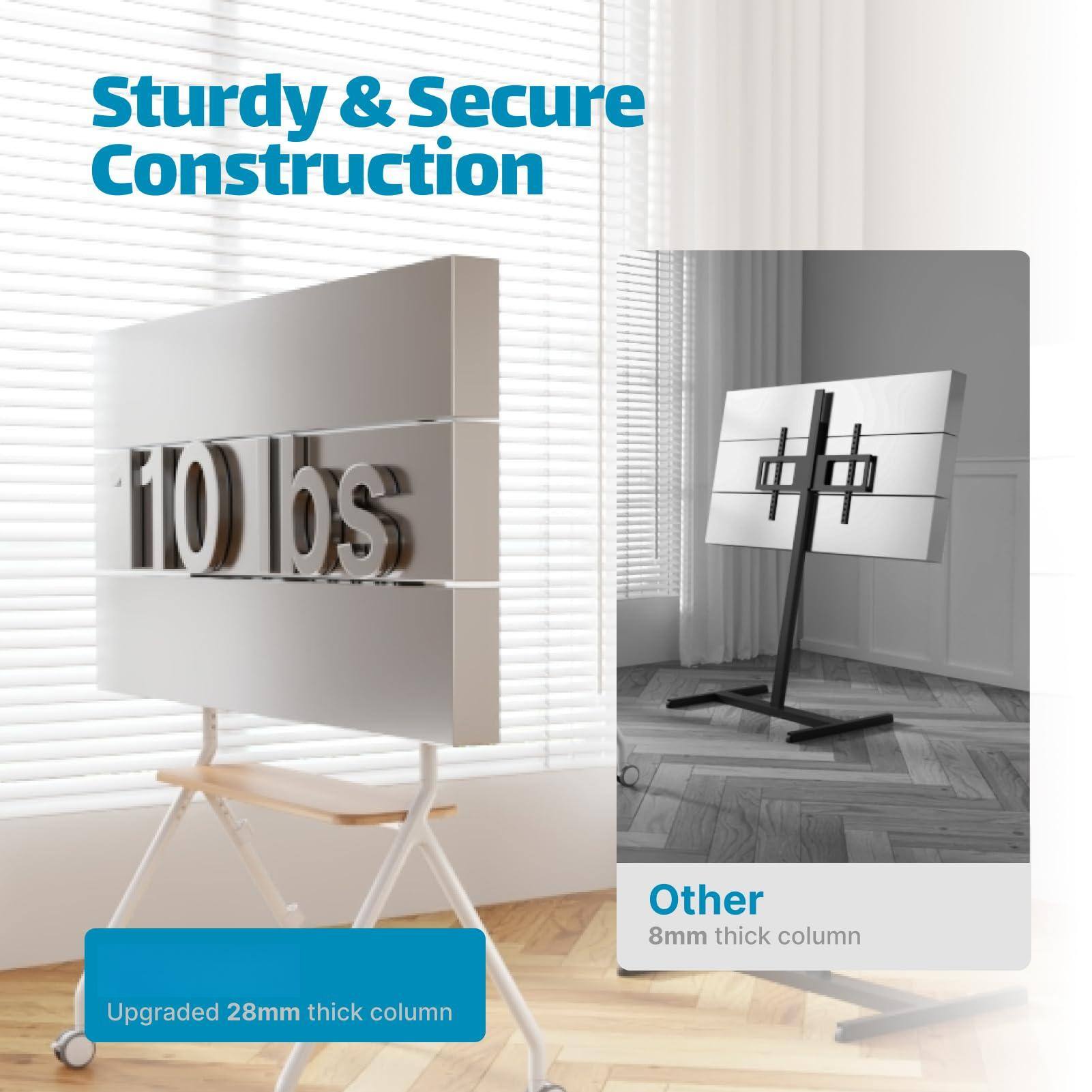 Sturdy & Secure Construction

100 lbs

Upgraded 28mm thick column

Other
8mm thick column