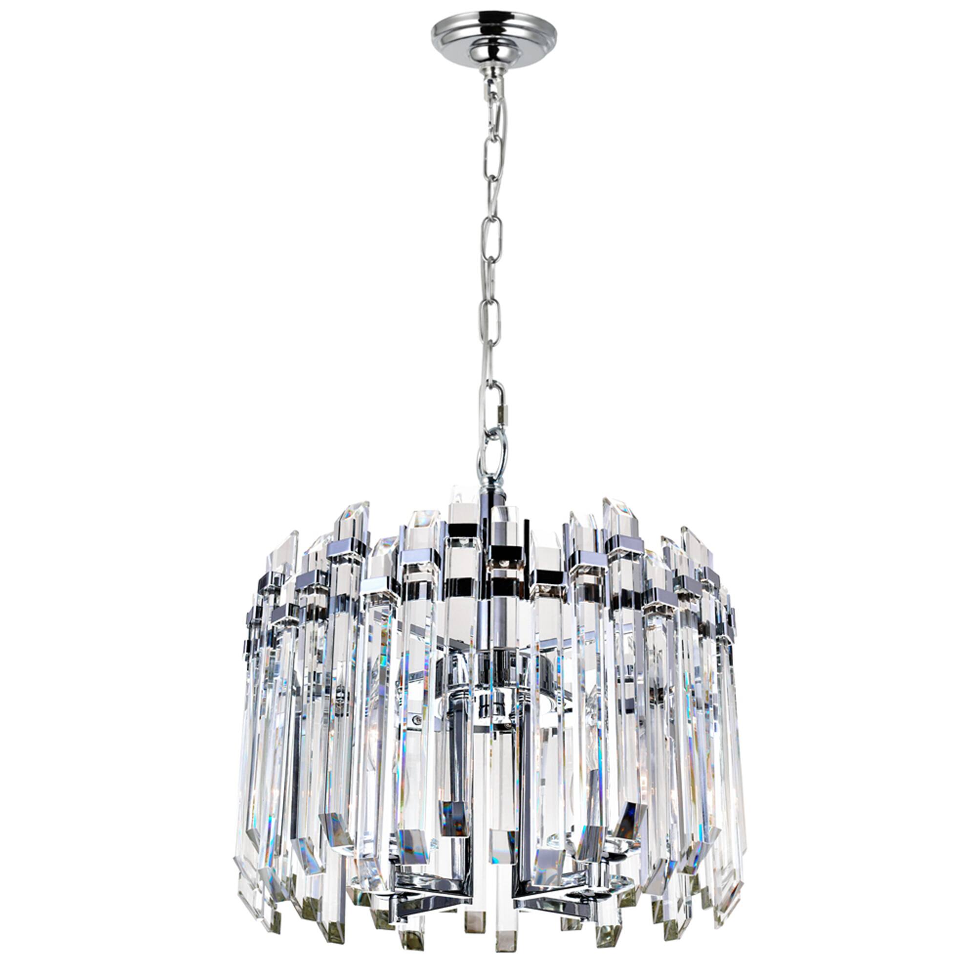 CWI Lighting - Henrietta 4 Light Chandelier With Finish - Chrome