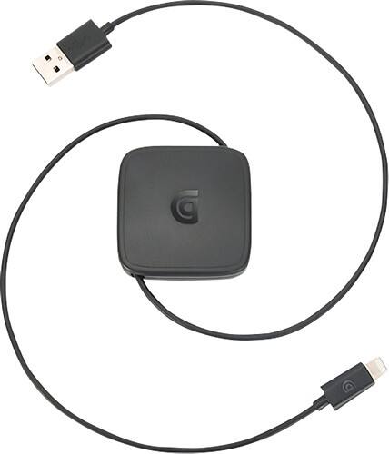 Front Standard. Griffin Technology - 2.25' Lightning-to-USB Charge/Sync Cable - Black.