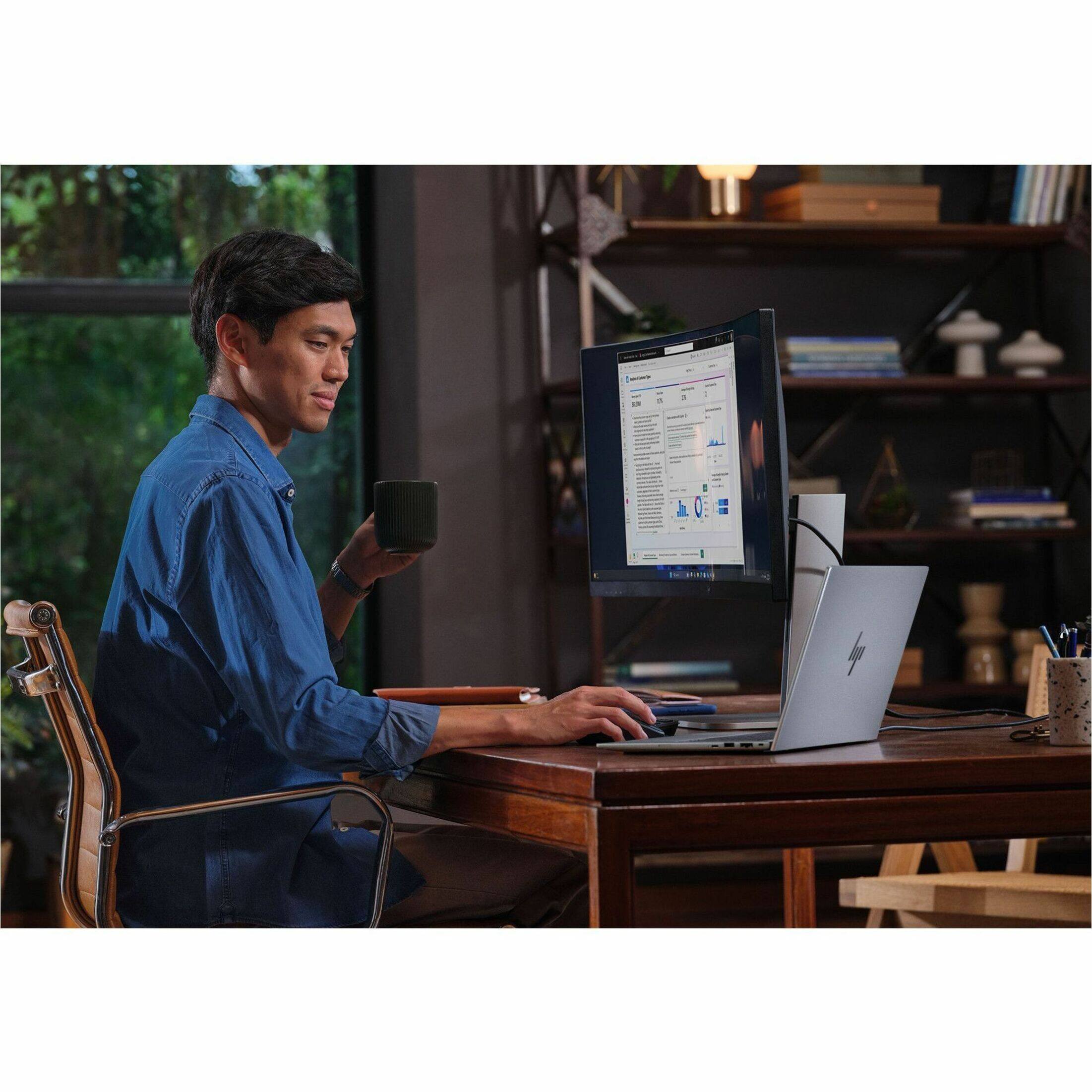 Alt View 20. HP - EliteBook 8 G2i 14" IPS 1920 x 1200 (WUXGA) Laptop - Intel Core Ultra 7 with 32GB Memory - 512 GB SSD - Glacier Silver Aluminum, Gray.