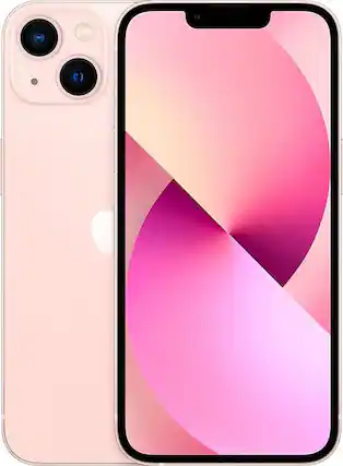 Front. Apple - iPhone 13 mini 5G 256GB (Unlocked) - Pink.