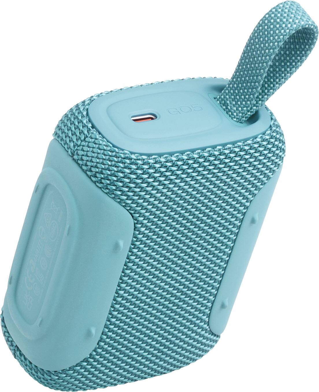 Back. JBL - Go 5 - Ultra-portable waterproof and drop-proof speaker - 2026 - Turquoise.