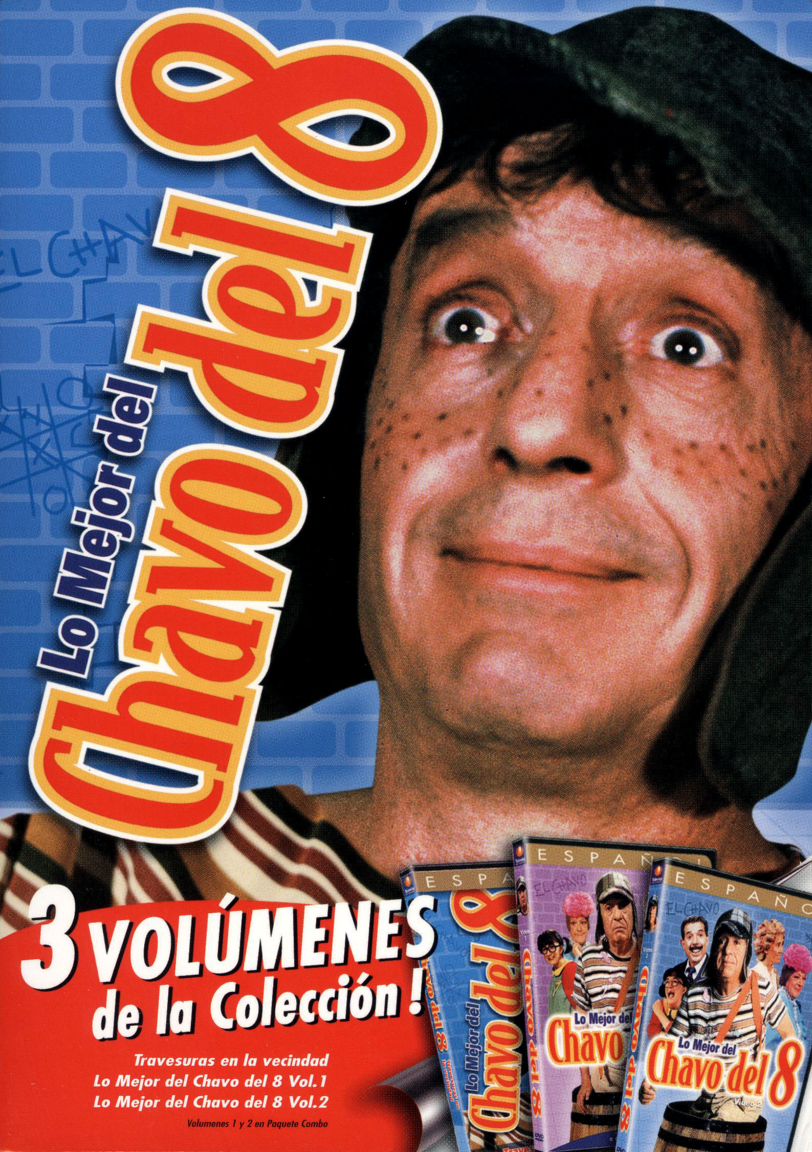 Best Buy: Lo Mejor del Chavo del 8: Travesuras en la Vecindad/Chavo del 8,  Vol. 1/Chavo del 8, Vol. 2 [3 Discs] [DVD]