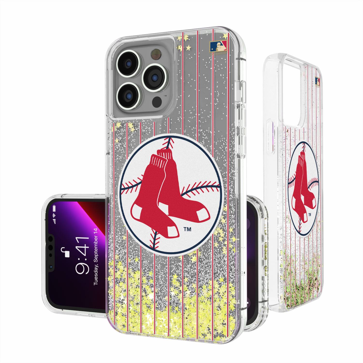 Keyscaper - MLB - Boston Red Sox - 1970-1975 Cooperstown Pinstripe iPhone Glitter Case - 12 Pro Max - Multicolor price history on PriceWatchPro