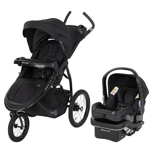 Reds Spade - Expedition Race Tec Jogger Travel System With Ally Car Seat Ultra Grey - Ultra Black Plus Travel System
