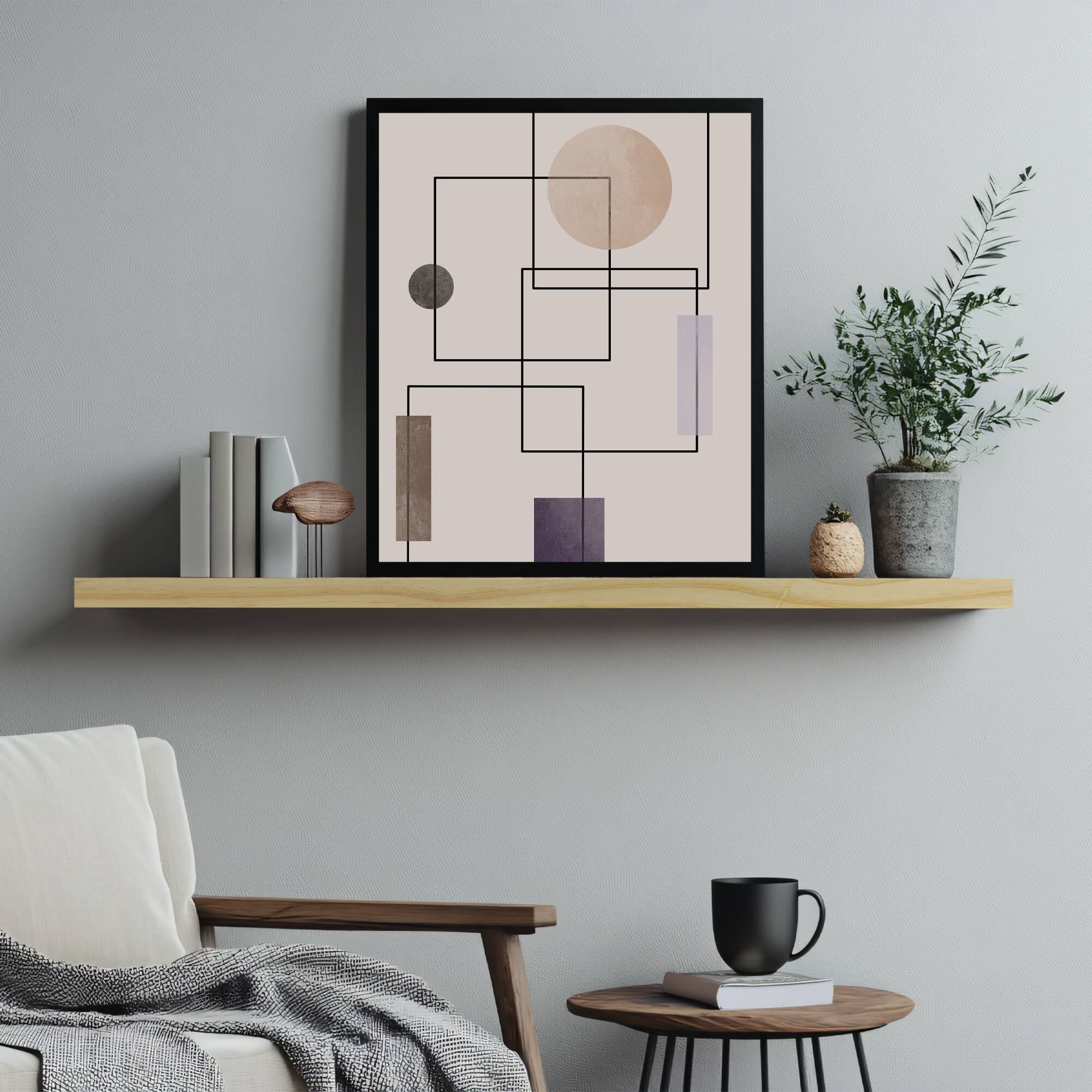 Left. Sorbus - Sorbus 2 Pack 35" Solid Wood Floating Shelves - for Bathroom Decor, Books, Bedroom & Living Room - Natural.