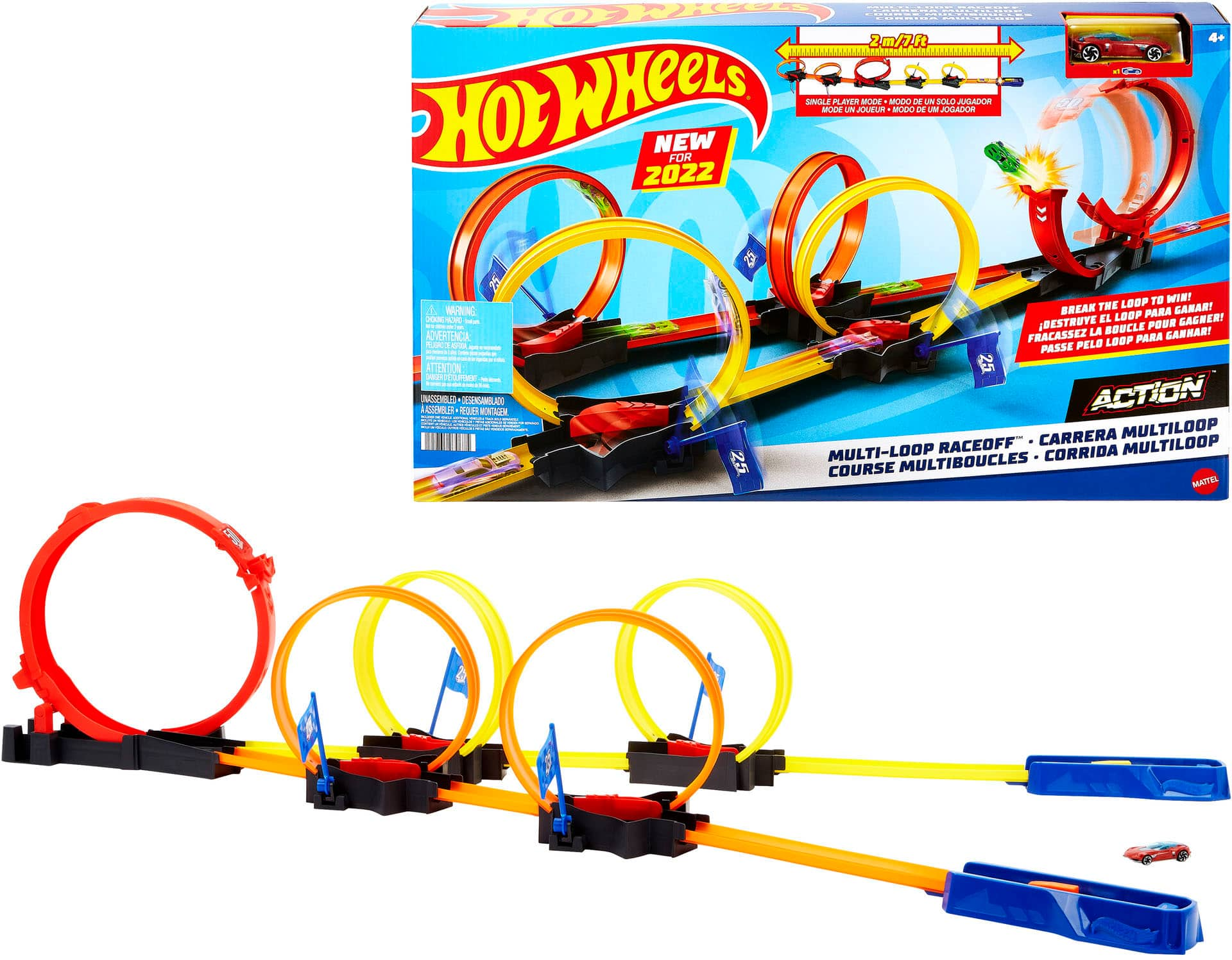 Hot wheels loop race track online