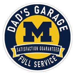 Fan Creations - Michigan Wolverines 16" Dad's Garage Wood Sign - Multicolor