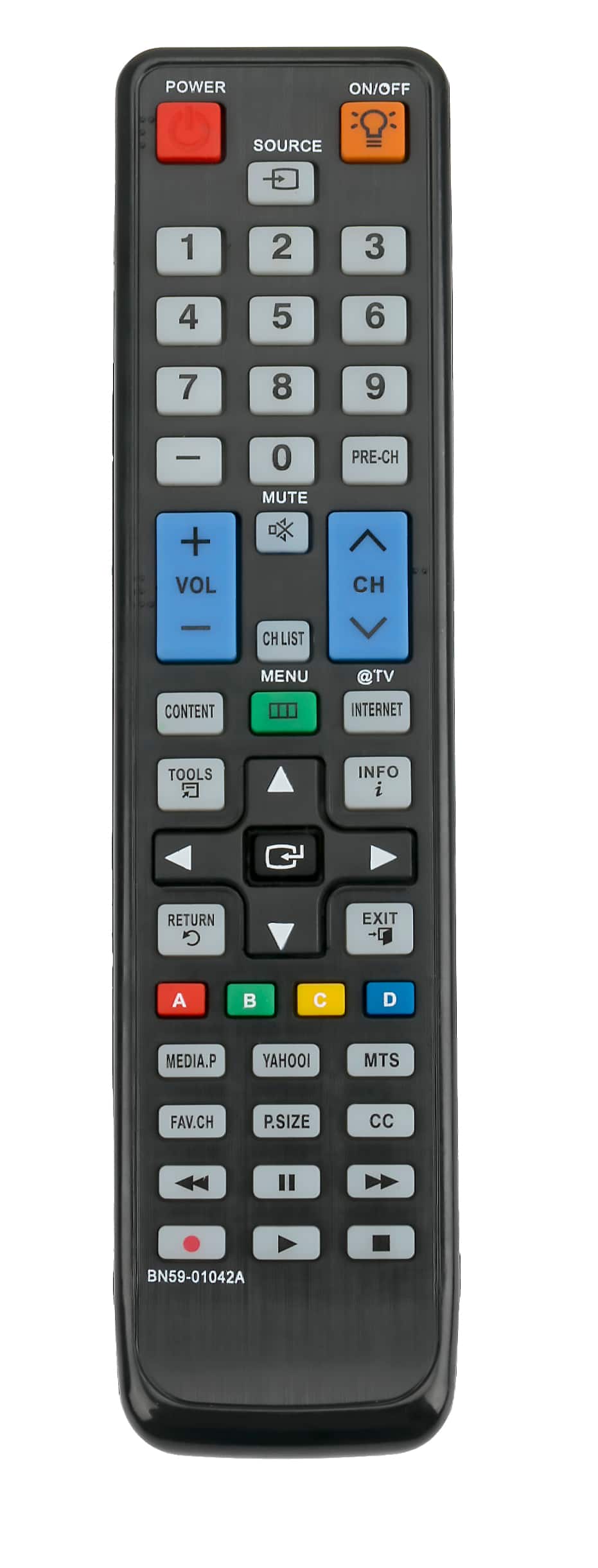 VINABTY - New BN59-01042A Replaced Remote Fits for Samsung TV UN32C6500VFXZA UN40C6400RFXZA UN46C6400RFXZA UN55C6400RFXZA - Black