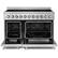 Alt View 2. Forno Appliances - Paolo 6.7 Cu. Ft. Freestanding Electric True Convection Range - Stainless Steel.