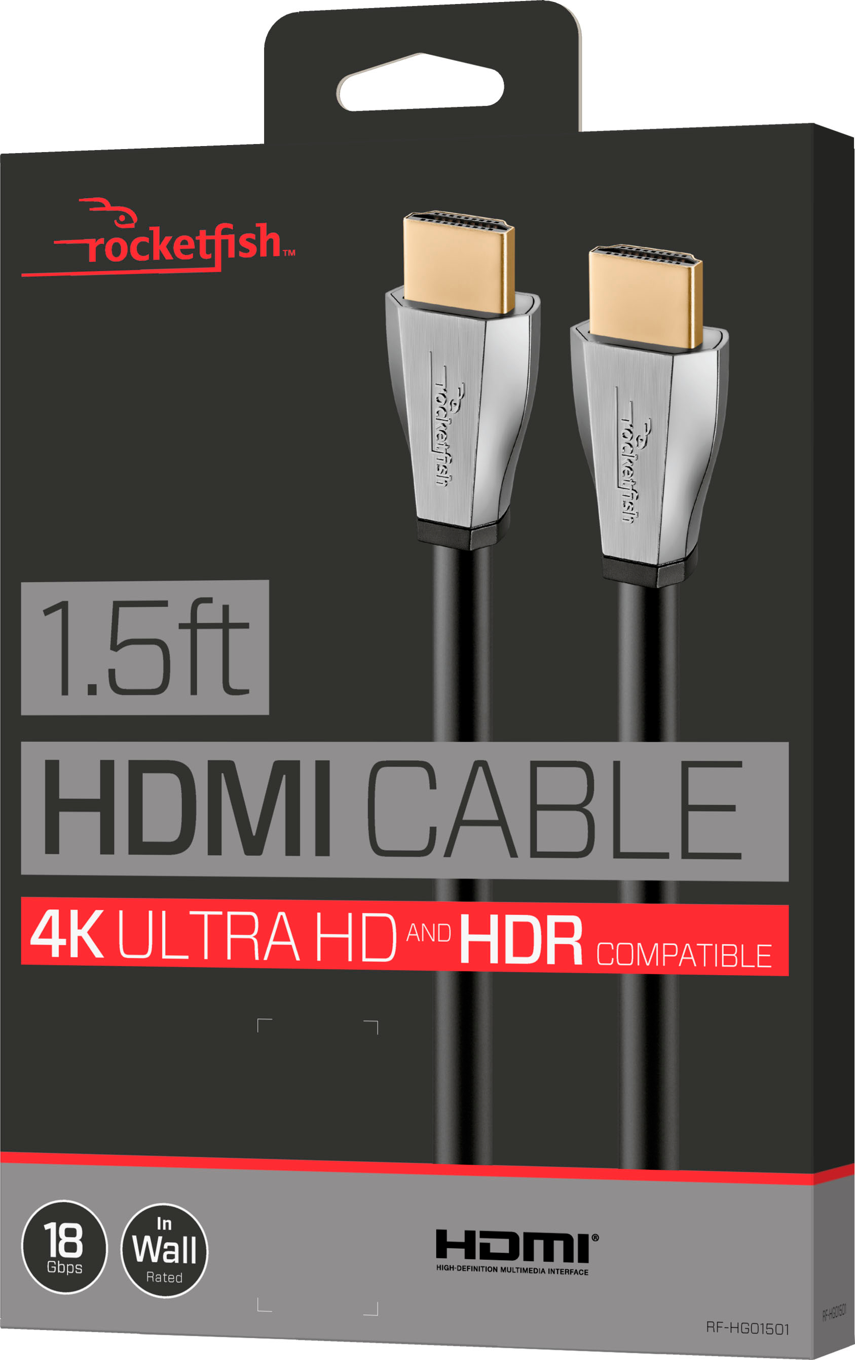 Rocketfish™ 25' 8K Ultra High Speed HDMI® 2.1 Certified Cable Black  RF-HG25N19 - Best Buy