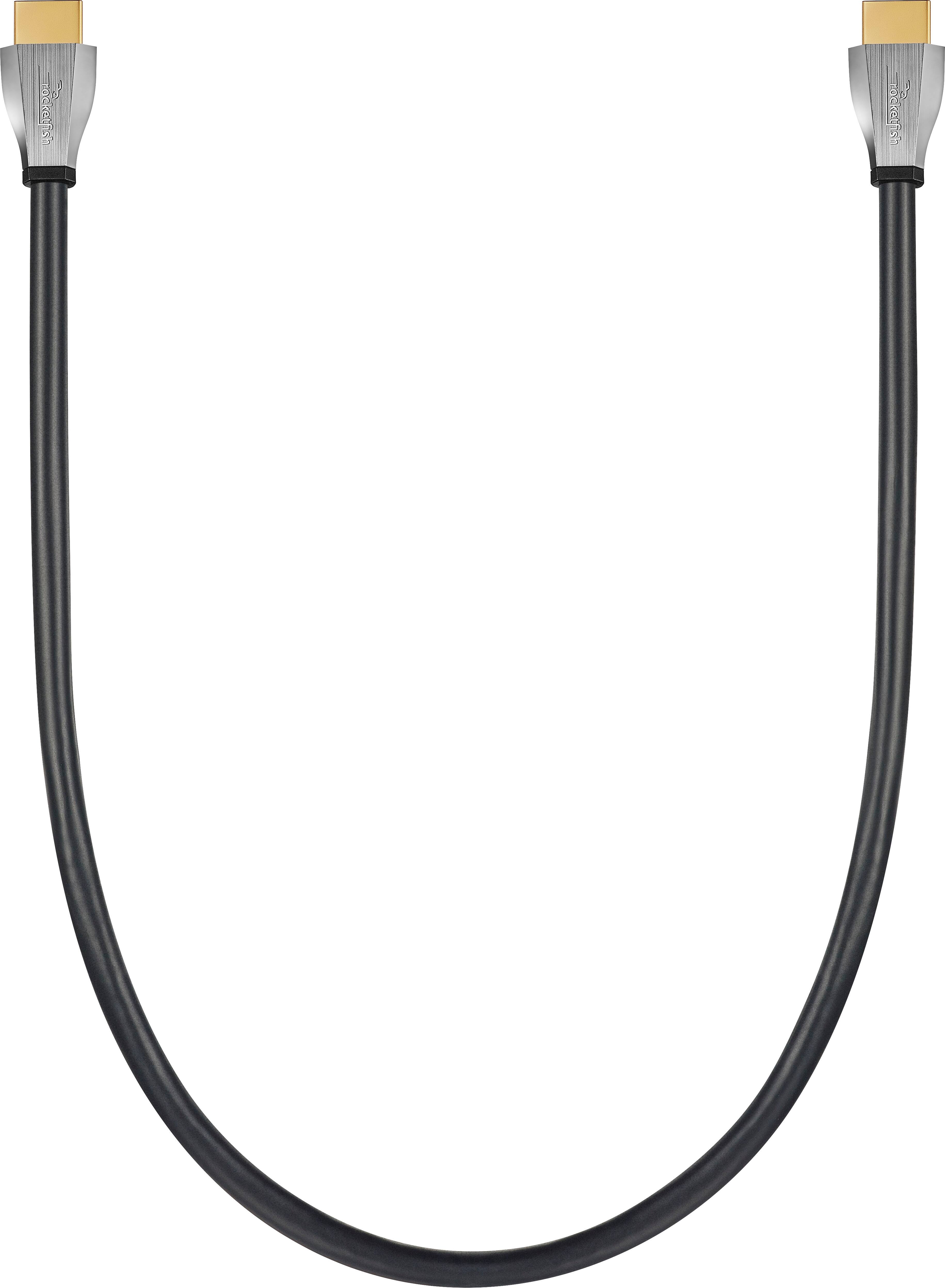 Alt View 1. Rocketfish™ - 1.5' 4K UltraHD/HDR In-Wall Rated HDMI Cable - Black.