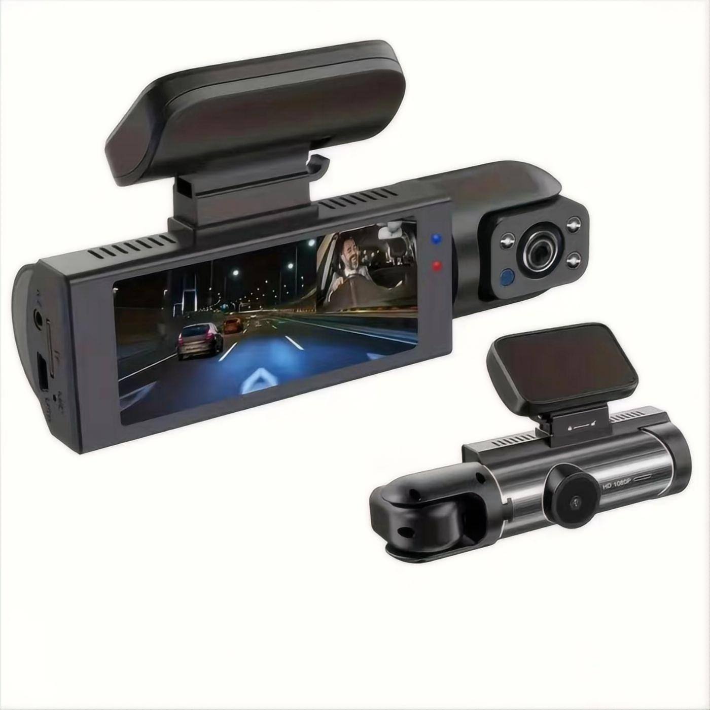 Front. Cardvr - 1080P Dash Cam with Loop Recording, Parking Monitor, Connect WiFi Control - Black.
