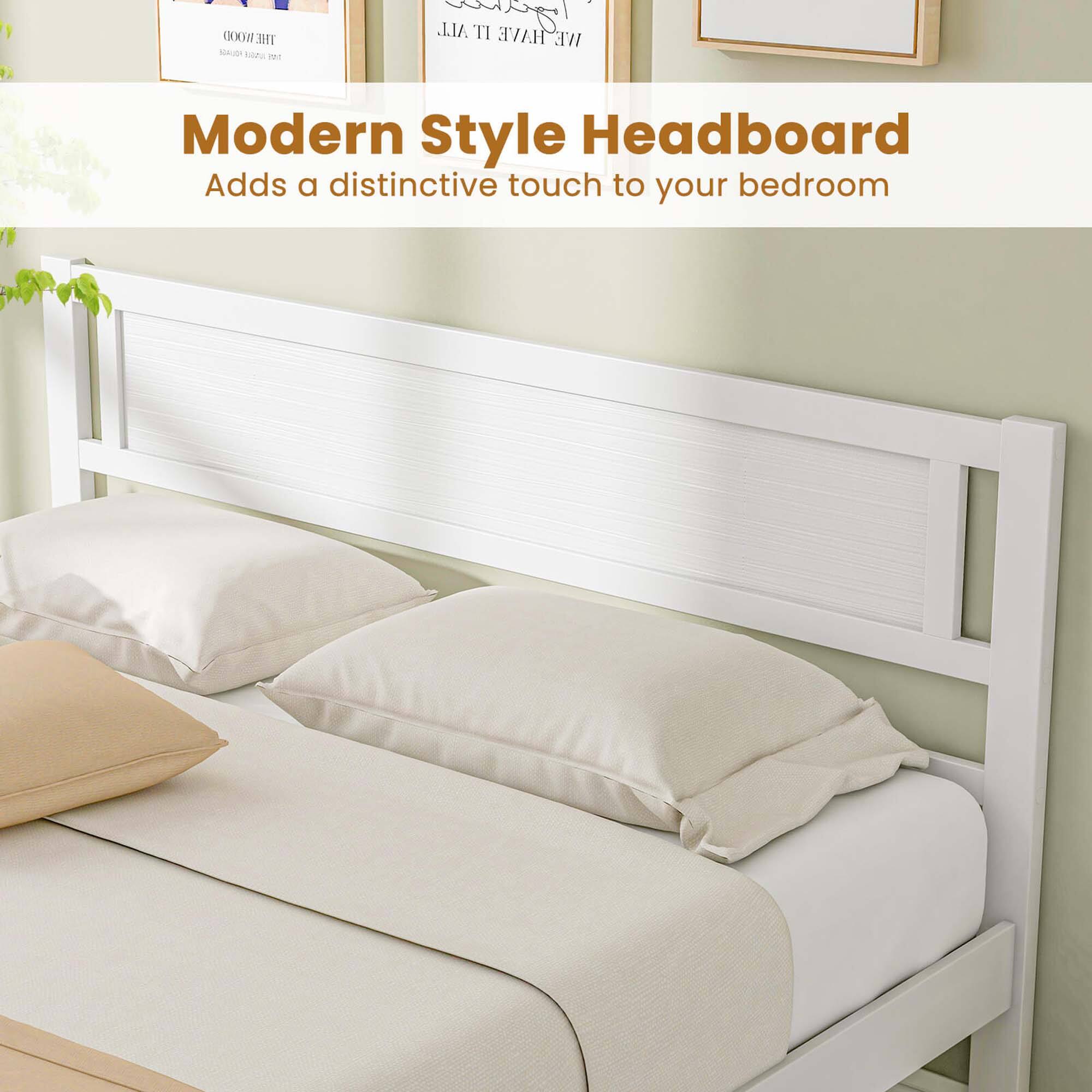 Modern Style Headboard Adds a Distinctive Touch to Your Bedroom