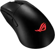 Front. ASUS - ASUS ROG Gladius III Wireless AimPoint, Connectivity: USB 2.0 (TypeC to TypeA), Bluetooth 5.1, RF 2.4GHz. Aura Sync - Black.