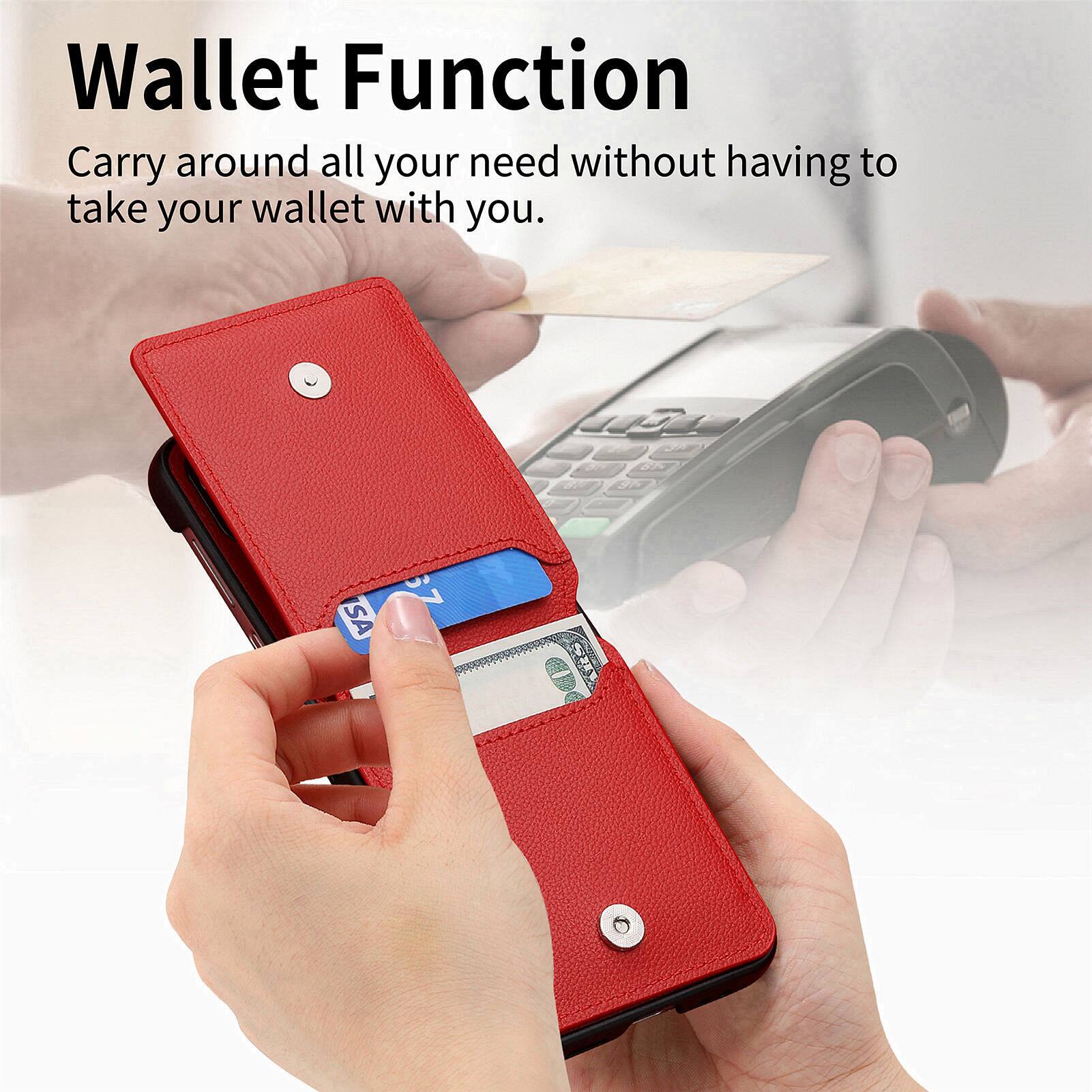 Wallet Function  
Carry around all your need without having to take your wallet with you.