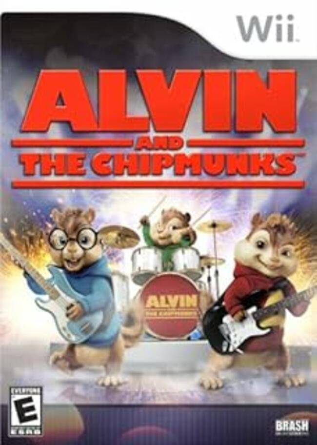 Wii  
Alvin and the Chipmunks  
Alvin Evertone E Gag Brash  
E (ESRB)