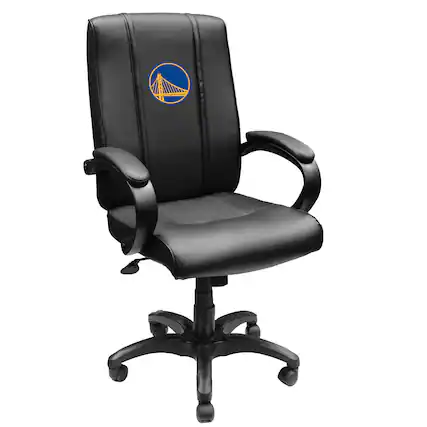 Front. DreamSeat - Black Golden State Warriors Office Chair 1000 - Black.