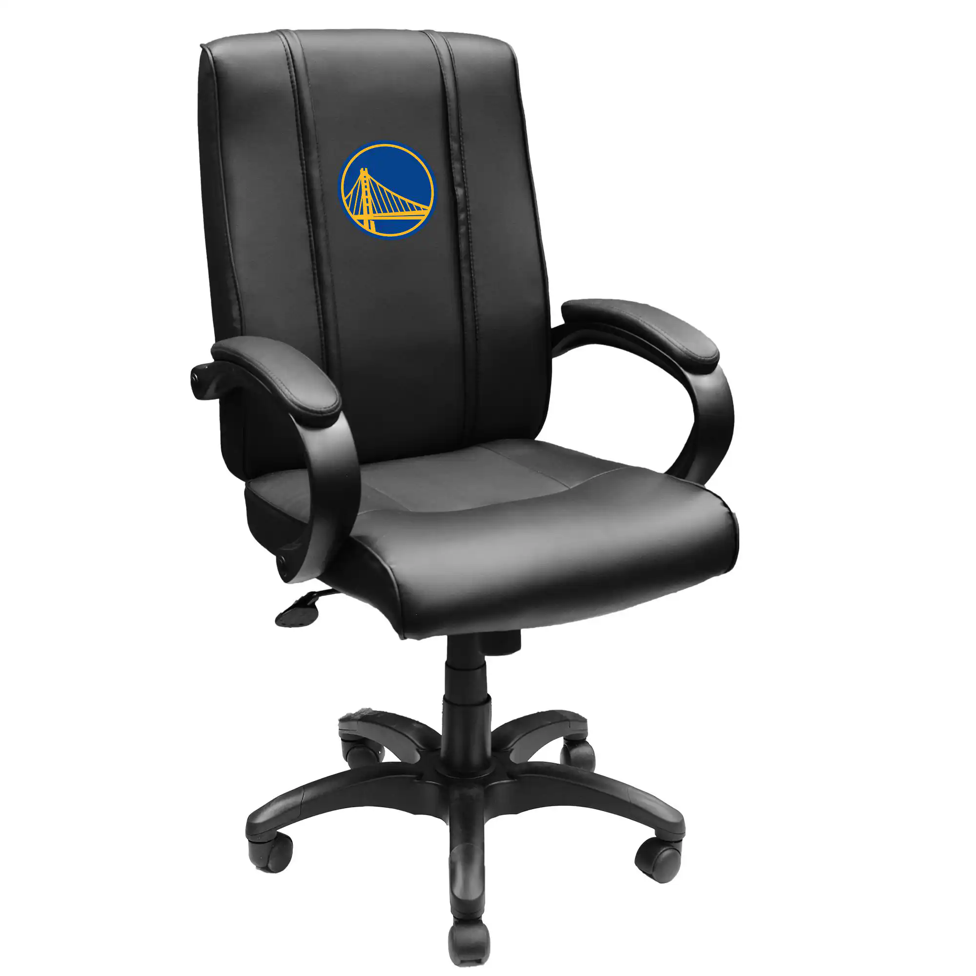 Front. DreamSeat - Black Golden State Warriors Office Chair 1000 - Black.