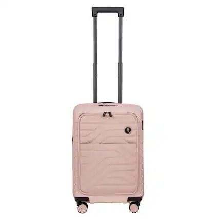 Front. Bric's - Bric's B|Y Ulisse 21" Expandable Spinner w/Pocket, Pearl Pink - Pearl Pink.