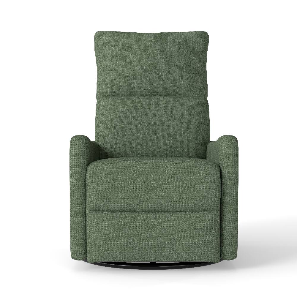 Alt View 8. Loheer - Loheer Power Swivel Recliner Chair Dark Green Rocker Recliner for Small Spaces Nursery Glider Recliner with USB Port - Dark Green.