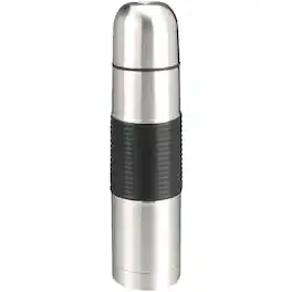 Brentwood - Geojug Cts-500 Geojug Stainless Steel Vacuum-insulated Coffee Thermos (16-ounce) - Silver