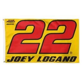 WinCraft - Joey Logano One-Sided 3' x 5' Deluxe Flag - Multicolor