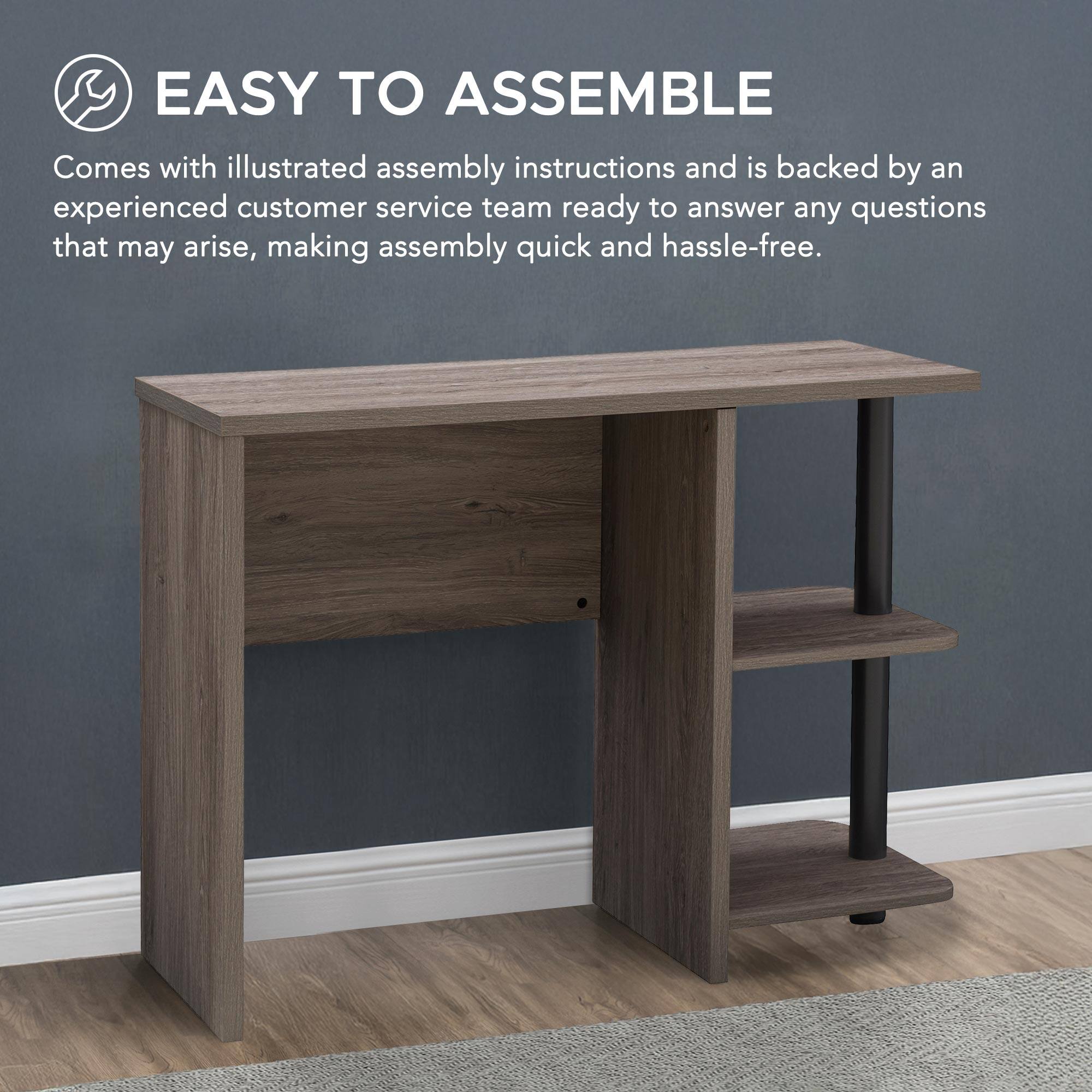 EASY TO ASSEMBLE

Comes with illustrated assembly instructions and is backed by an experienced customer service team ready to answer any questions that may arise, making assembly quick and hassle-free.