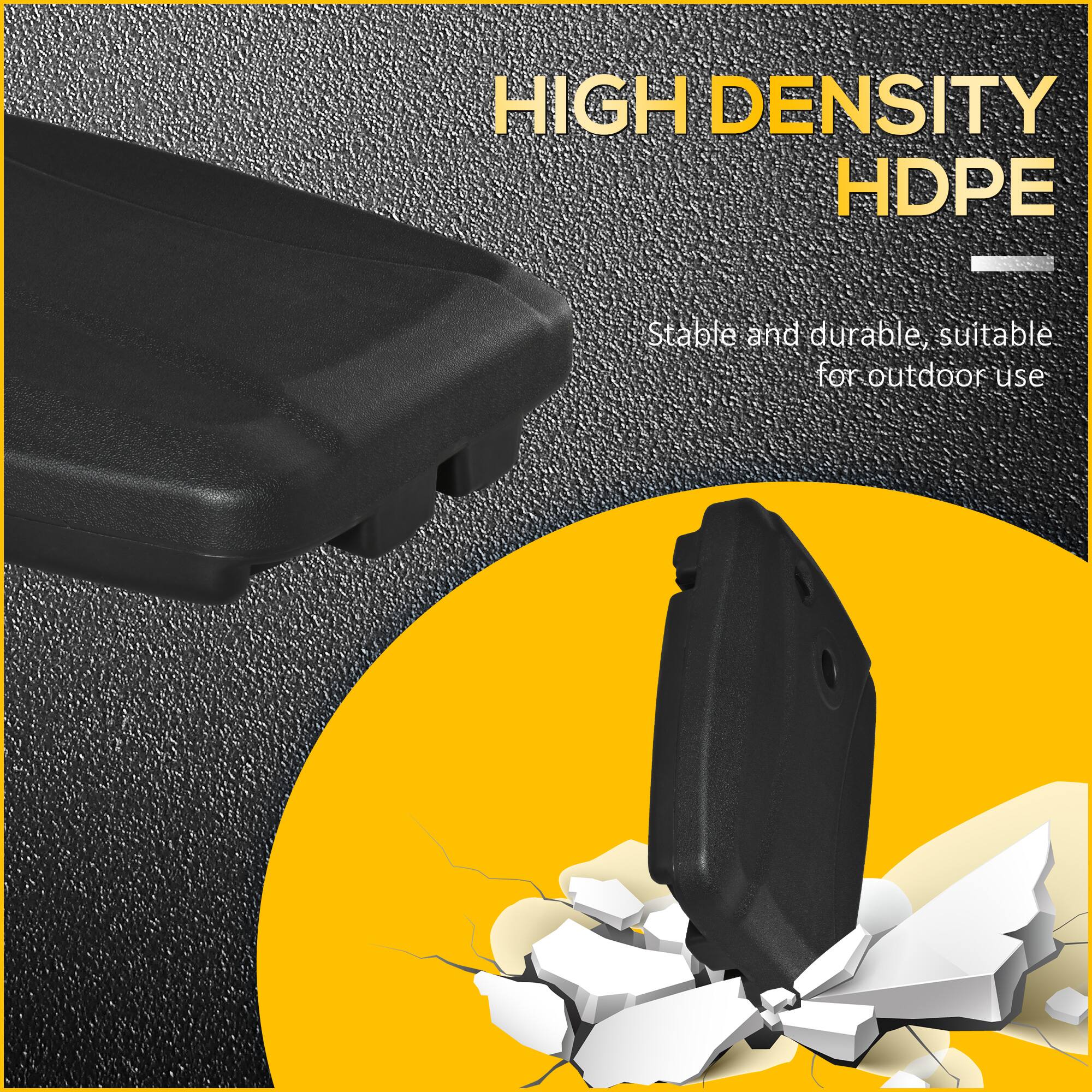 HIGH DENSITY HDPE
Stable and durable, suitable for outdoor use