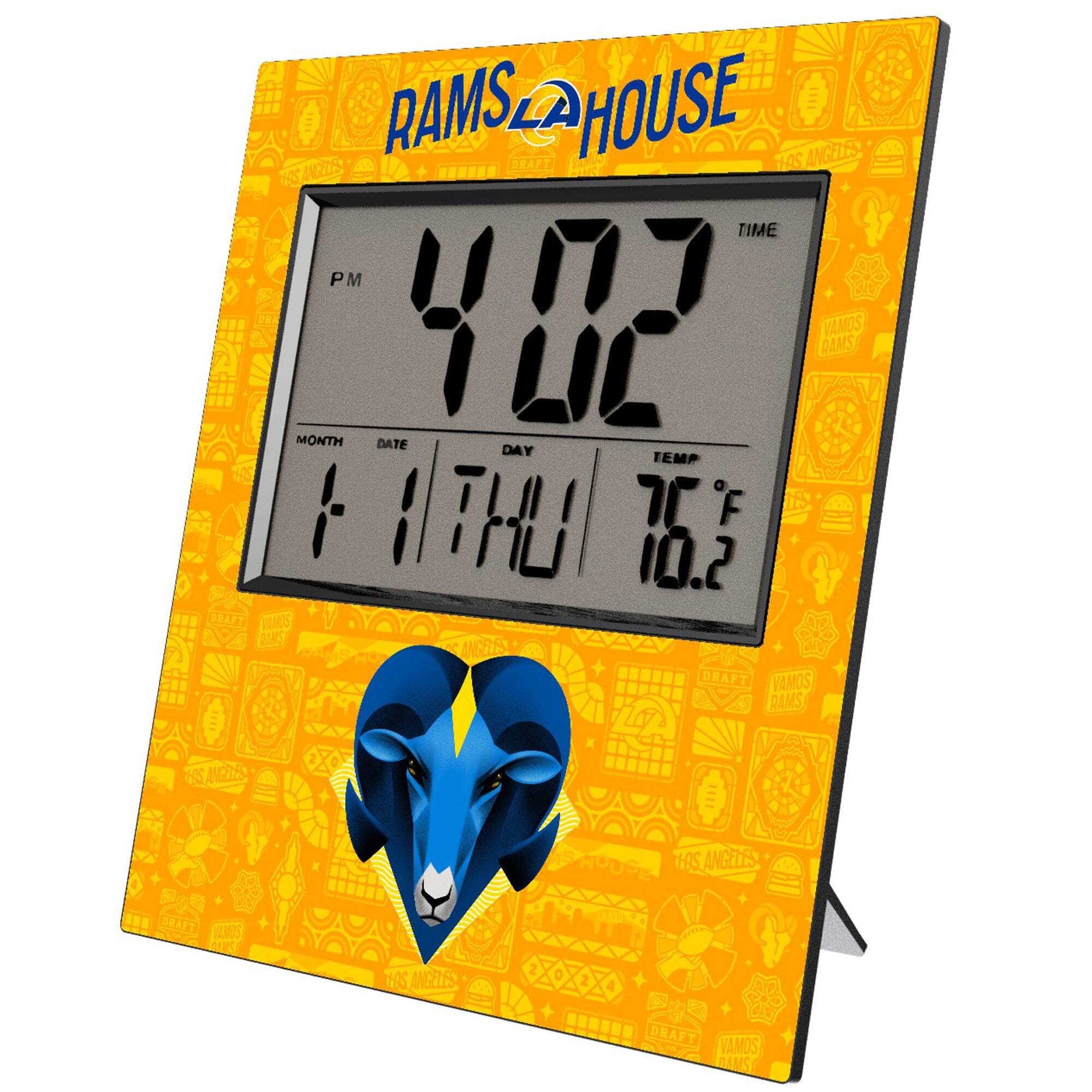 RAMS LA HOUSE

4:02 PM

1 1 THU

76.2°F

VAMOS RAMS

DRAFT

LOS ANGELES