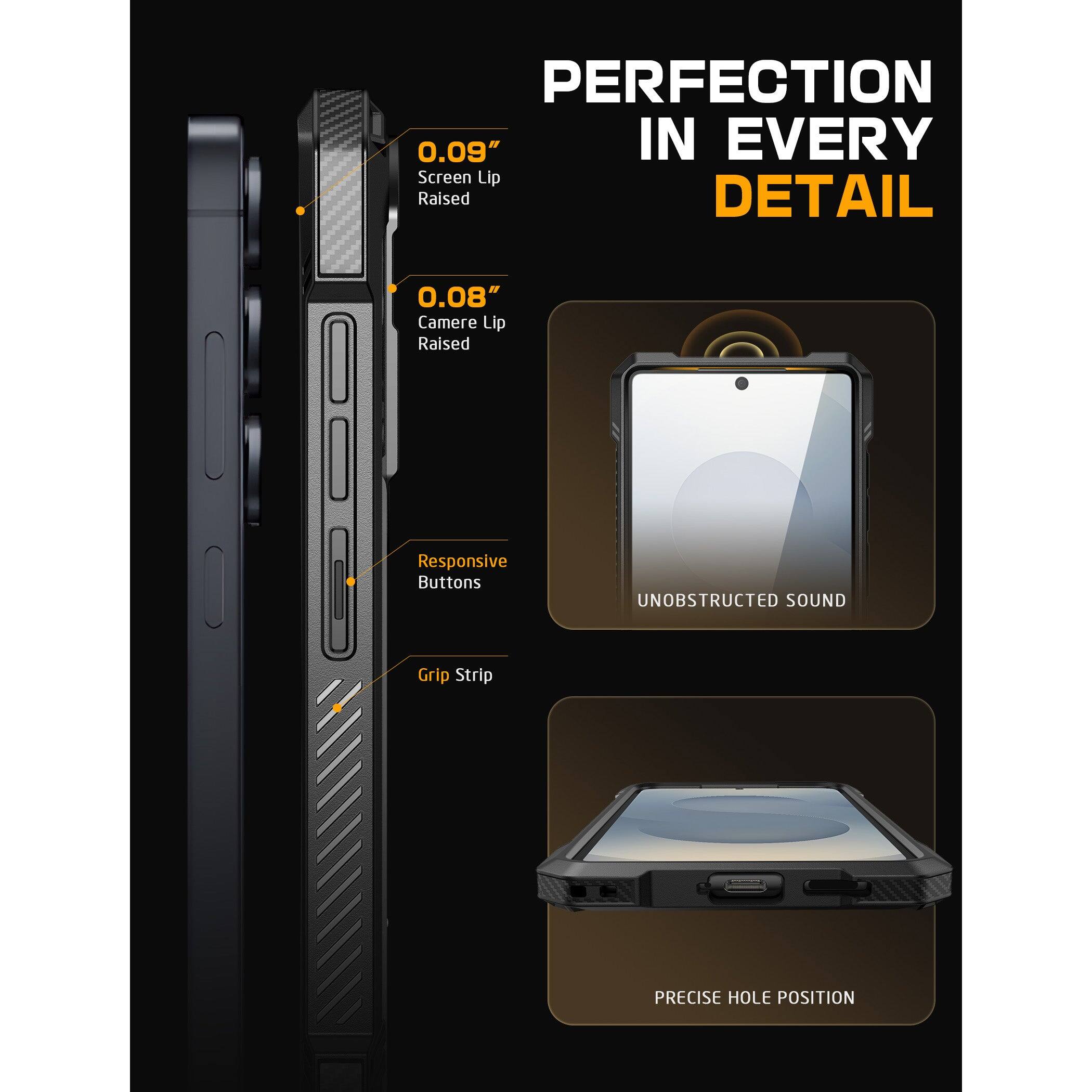 PERFECTION IN EVERY DETAIL

- 0.09" Screen Lip Raised
- 0.08" Camera Lip Raised
- Responsive Buttons
- Grip Strip
- UNOBSTRUCTED SOUND
- PRECISE HOLE POSITION