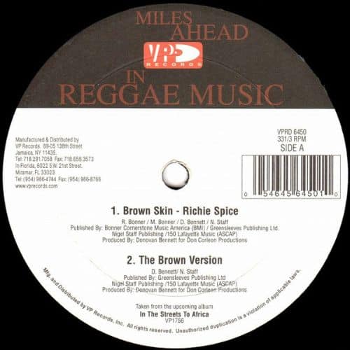 Brown Skin [12 inch Vinyl Single]