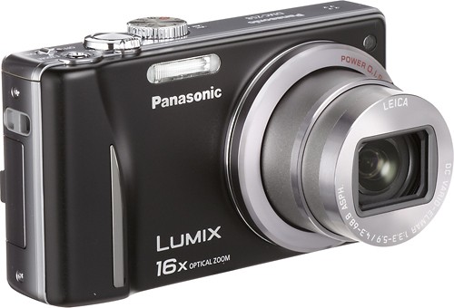 Panasonic Lumix DMC-ZS8 14.1 MP Digital Camera with 16x Wide Angle Optical  Image Stabilized Zoom and 3.0-Inch LCD (Black) (OLD MODEL)