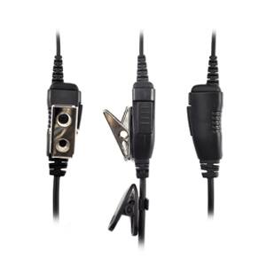 Back. ProMaxPower - Swivel Earpiece with PTT Mic for Motorola XPR3500, DEP550, R5 & Other Radios - Straight Cable.