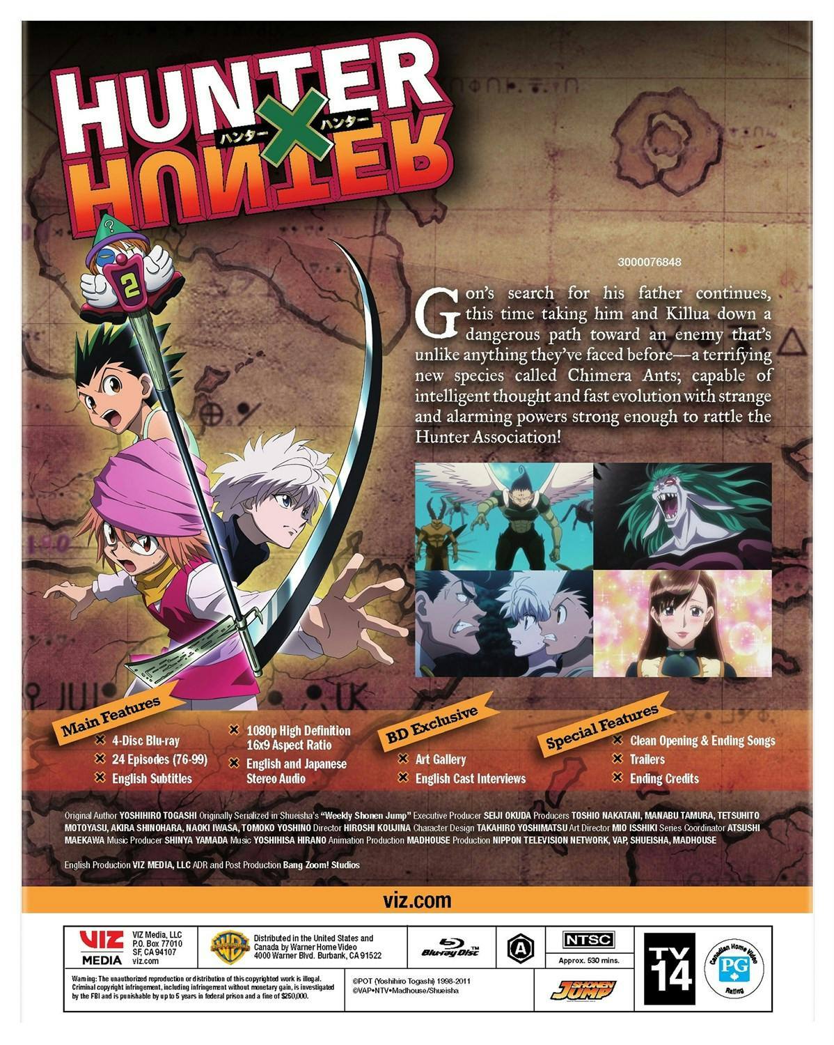 Back. Hunter x Hunter Set 5 (Blu-ray Set) [Blu-ray].