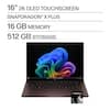 16" 2K OLED TOUCHSCREEN
SNAPDRAGON® X PLUS
16 GB MEMORY
512 GB STORAGE