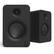 Front. Kanto - Kanto REN Powered Bluetooth Bookshelf Speakers - Pair - Matte Black.
