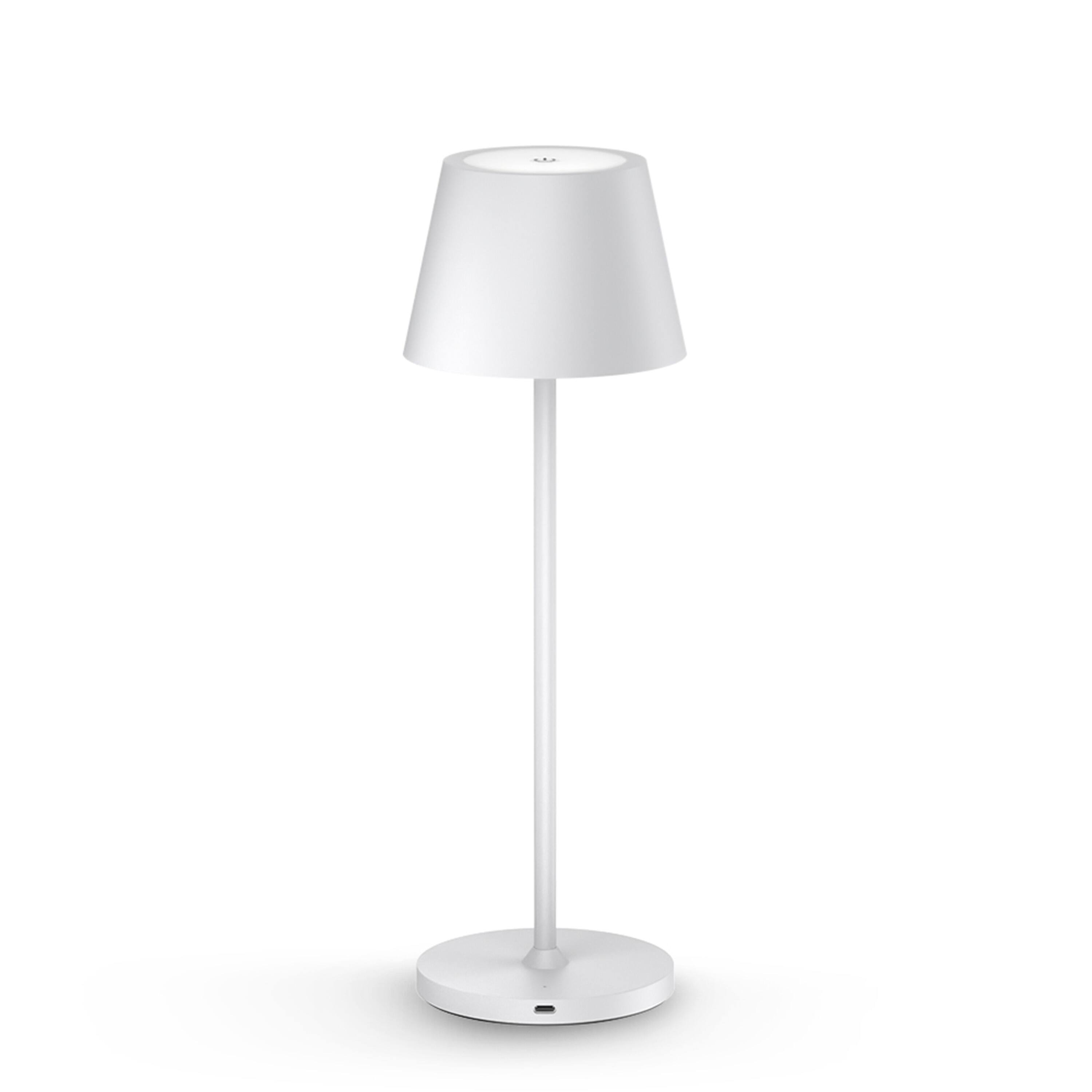 ONEWISH - Cordless Portable LED Lamp with Dimming Touch Control - White