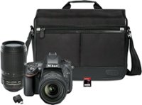 Front Zoom. Nikon - D610 DSLR Camera with 24-85mm VR and 70-300mm VR Lens Kit - Black.