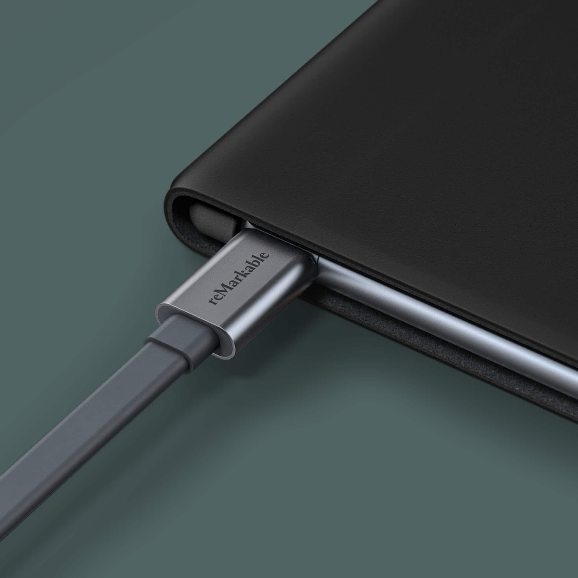 Alt View 11. reMarkable - reMarkable 2 - Premium Leather Book Folio for your Paper Tablet - Black.