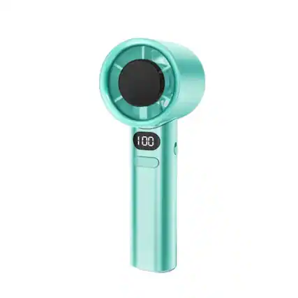 Front. Kitcheniva - Portable USB Turbine Fan High-Speed Handheld Mini Cooling Device Turquoise - Turqouise.