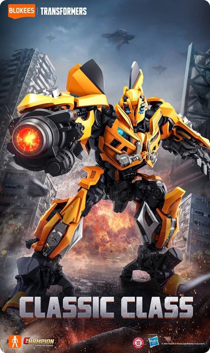 BLOKEES | TRANSFORMERS  
CLASSIC CLASS  
CHAMPION SERIES  

Licensed by Hasbro © 2025 Hasbro & Paramount Pictures Corporation.