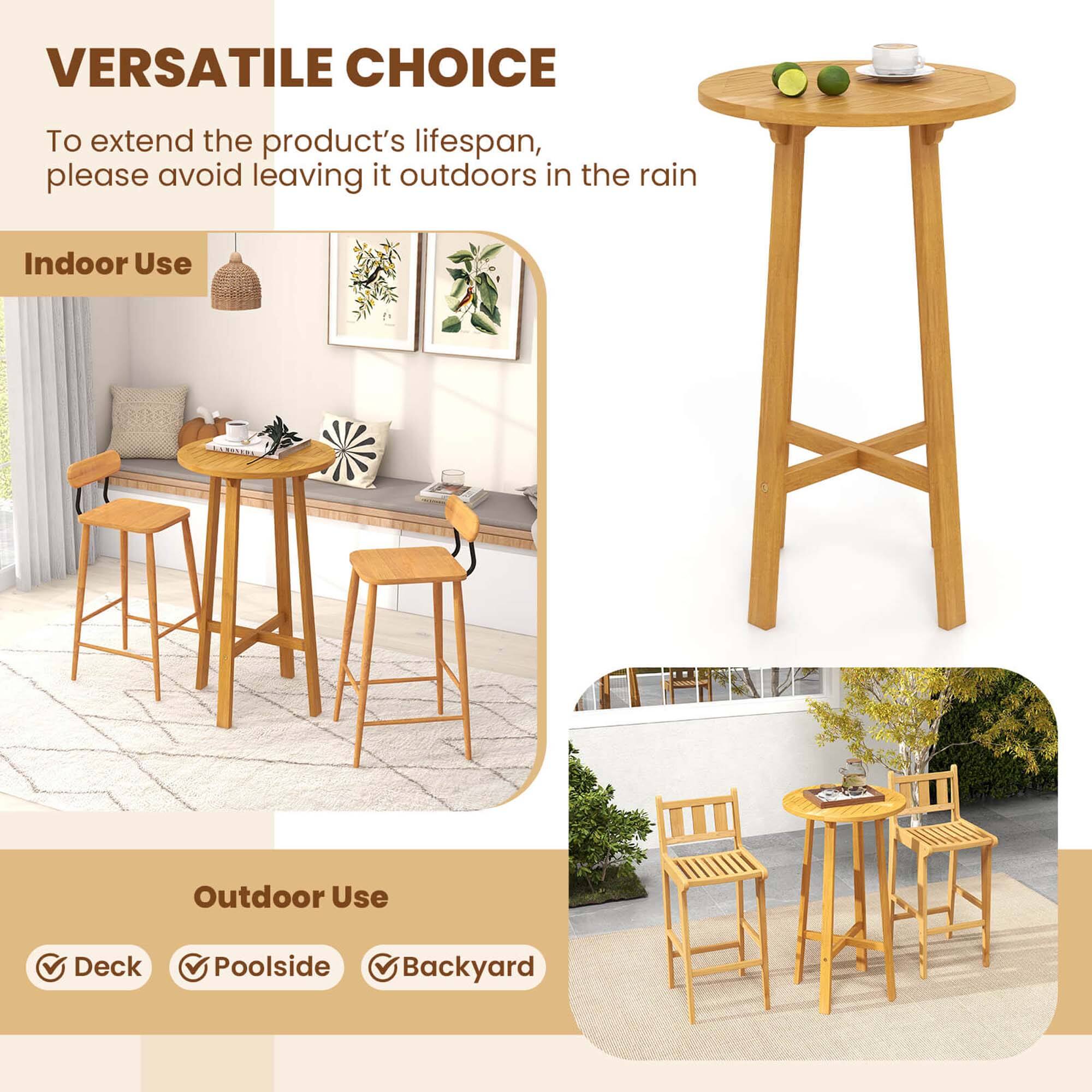 Versatile Choice To extend the product's lifespan, please avoid leaving it outdoors in the rain. Indoor Use Outdoor Use Deck Poolside Backyard